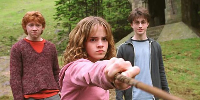 The popular "Harry Potter" movie franchise starred Daniel Radcliffe, Emma Watson and Rupert Grint as the three main characters, Harry, Hermione and Ron.