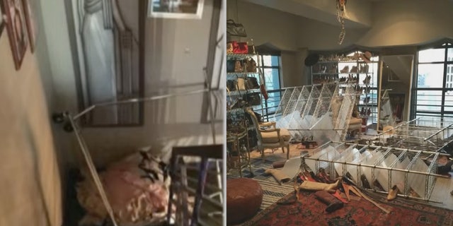 Whitney Henriquez Heard took these photos after Johnny Depp allegedly destroyed Amber Heard's closet during a fight over infidelity. 