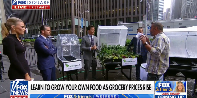 Skip Bedell joined "Fox and Friends Weekend" and demonstrated the Vegepod — a raised garden bed system.