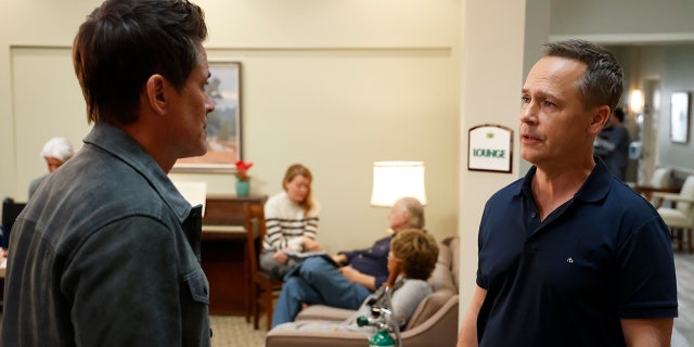 Chad Lowe, in a scene with his brother Rob, previously directed two episodes of "9-1-1: Lone Star."