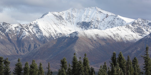 A landscape is seen on September 17, 2019 near Denali, Alaska. 