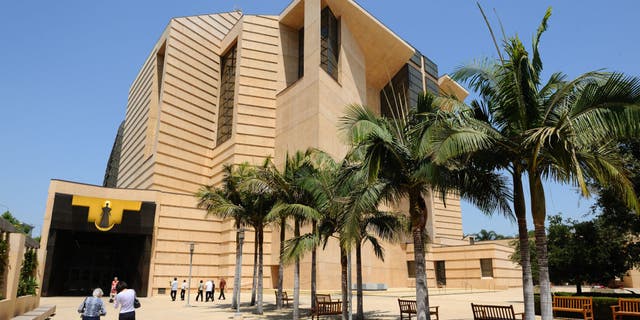 Cathedral of Our Lady of the Angels in Los Angeles on July 10, 2016, in Los Angeles, California, United States.