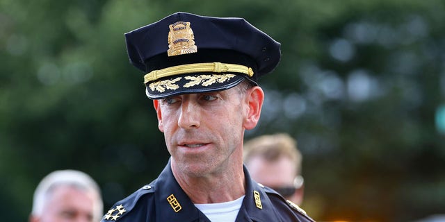 Boston Police Superintendent-in-Chief Gregory Long addressed media after a shooting on Washington Street, near School Street on September 8, 2021. 