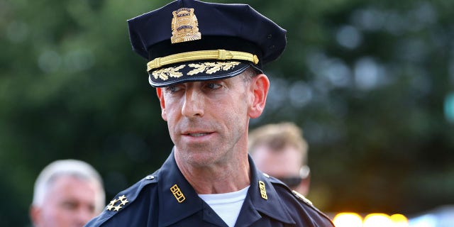 Boston Police Superintendent-in-Chief Gregory Long addressed media after a shooting on Washington Street, near School Street on September 8, 2021. 