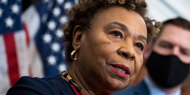 Rep. Barbara Lee, D-Calif., proposed a resolution that calls for climate change education, but also more mental health services for kids coping with climate change. (Tom Williams/CQ-Roll Call, Inc via Getty Images)