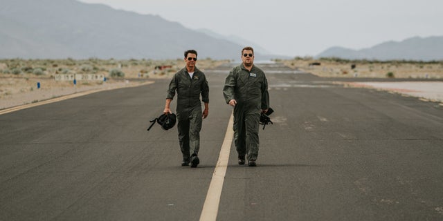 James Corden participated in a few aerial stunts with Tom Cruise as the pilot for a sketch on "The Late Late Show."