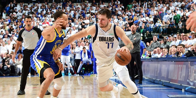 Luka Doncic of the Mavericks will compete against the Golden State Warriors on May 24, 2022, at the American Airlines Center in Dallas, Texas.