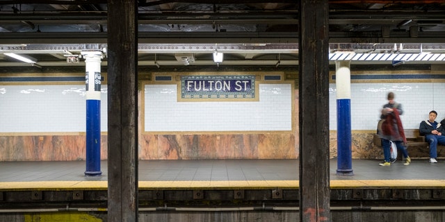 Videos circulating on social media appear to show a group of men beating an Asian man at the Fulton Street subway station.