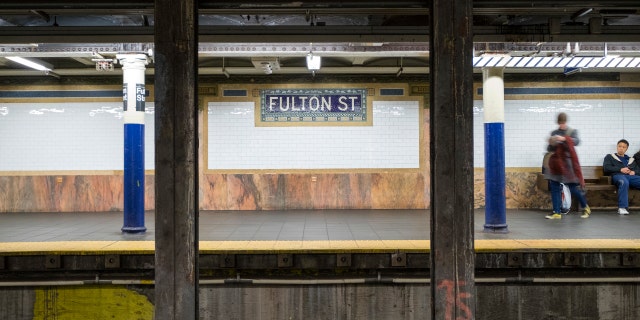 Videos circulating on social media appear to show a group of men beating an Asian man at the Fulton Street subway station.