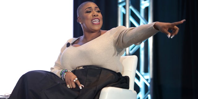 Symone D. Sanders speaks onstage at 'The Future of News is NOW' during the 2022 SXSW Conference and Festivals at Austin Convention Center on March 11, 2022 in Austin, テキサス.
