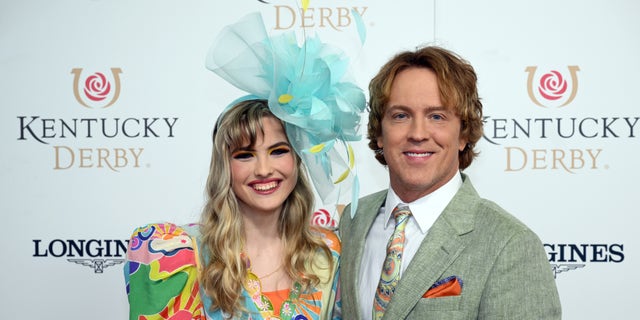 The father-daughter duo attended the Kentucky Derby together in May.