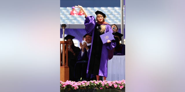 Taylor Swift touched on cancel culture in her commencement speech and urged the student's to embrace the "cringe" moments in their life.
