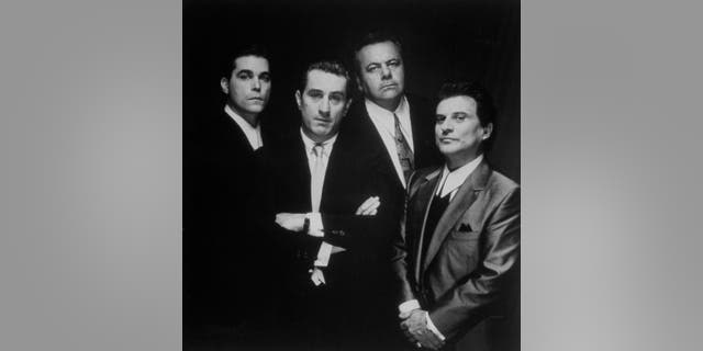 "Goodfellas" actors Ray , from left, Liotta, Robert De Niro, Paul Sorvino and Joe Pesci.