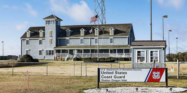 U.S. Coast Guard Station at Oregan Inlet, North Carolina, photographed in 2016. 