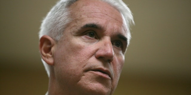New San Francisco police Chief George Gascon looks on during his first news conference August 11, 2009 at the Hall of Justice in San Francisco, California.
