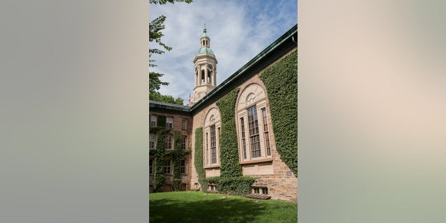Nassau Hall, the oldest building on the Princeton University campus. (Education Images/Universal Images Group via Getty Images)