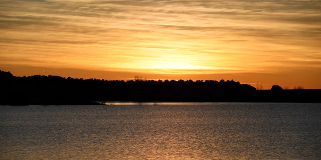 FILE- PUEBLO, CO - MARCH 22: Sunrise over Lake Pueblo State Park for the Colorado Parks and Wildlife annual Walleye spawn operation March 22, 2018.