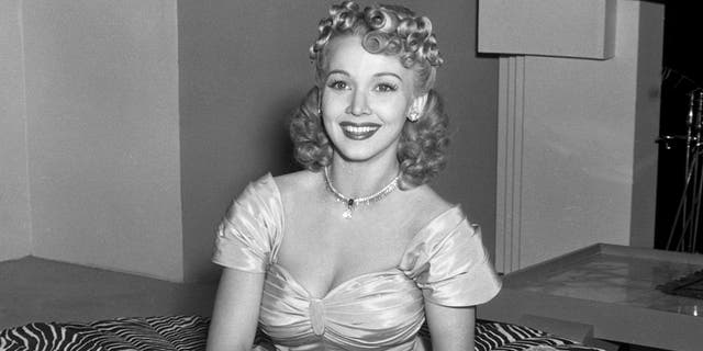 American actress and singer Carole Landis (1919-1948) is one of many classic stars featured in the book "Hollywood Victory."