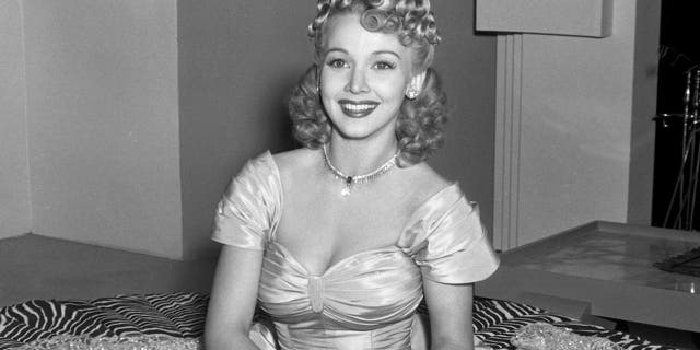 American actress and singer Carole Landis (1919-1948) is one of many classic stars featured in the book "Hollywood Victory."