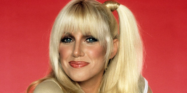 Suzanne Somers, hier in gesien 1979, played Chrissy Snow in "Three's Company."