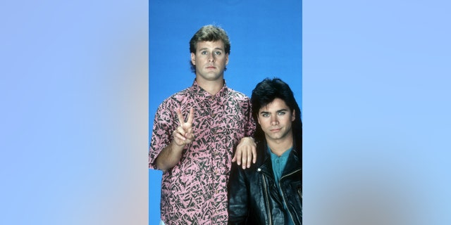 Dave Coulier and John Stamos in 1987 for "Full House" pilot.