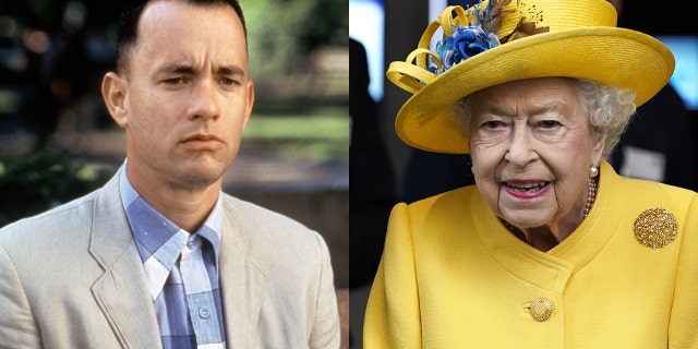 Forrest Gump (played by Tom Hanks) continues to be a witness to major historic events, including Queen Elizabeth's Platinum Jubilee.