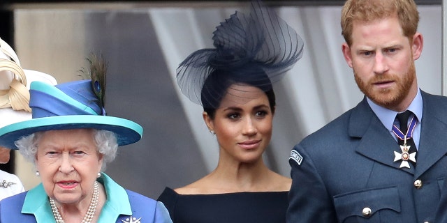 The Duke and Duchess of Sussex won't appear on the balcony alongside Queen Elizabeth during Trooping the Colour.