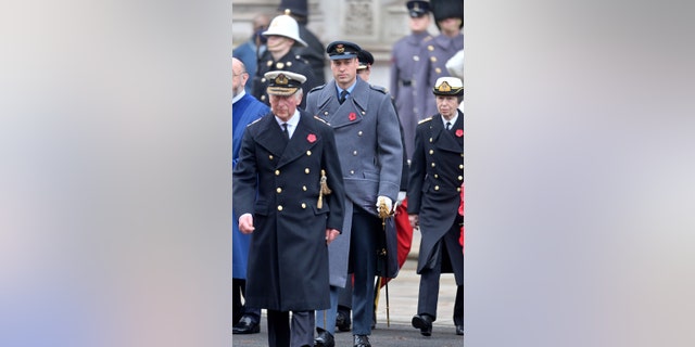 Prince Charles (left), Prince William and Princess Anne will play significant roles during the Trooping the Colour parade.