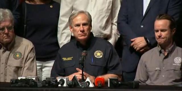 Republican Gov. Greg Abbott addresses the Uvalde school shooting.