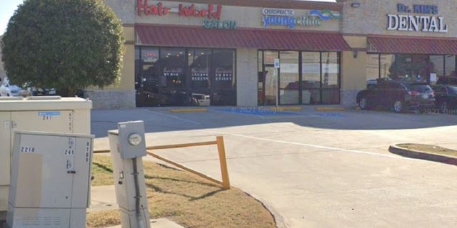 The Hair World Salon in Dallas.  Three woman were shot inside the business Wednesday.