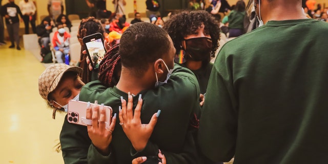 Students at Morgan Park High School in Chicago.