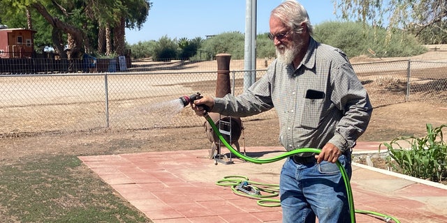 Dennis Cook has lived along the Arizona-Mexico border for nine years. (Ashley Soriano/Fox News)