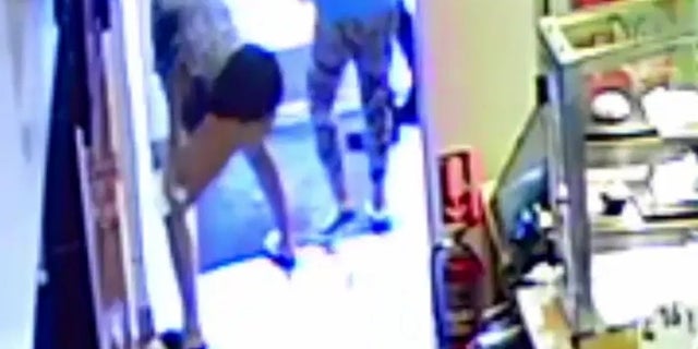 Tianis Jones, 22, charged after flipping out in McDonald's over mistake with her order twerks at employees as she exits the restaurant