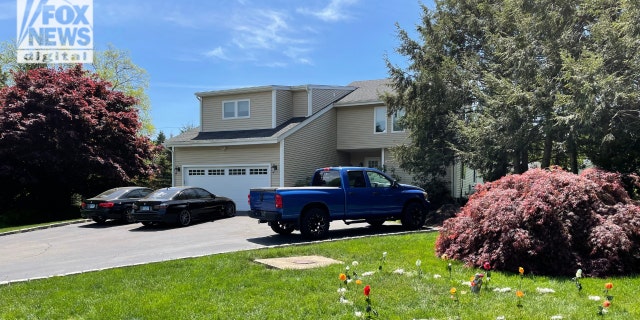 A 16-year-old murder suspect allegedly stabbed Jimmy McGrath outside this home on Laurel Glen Drive in Milford, Connecticut, where a memorial in the shape of a heart was placed outside.