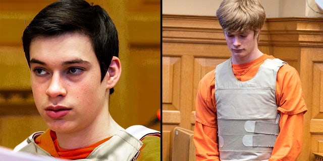 Iowa teenagers accused of killing Spanish teacher over bad grade 1 Willard Miller (left) and Jeremy Everett Goodale (right) in court.