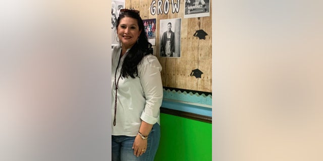 Teacher Irma Garcia, one of the victims of the mass shooting Robb Elementary School in Uvalde, is seen in this undated photo obtained from social media.