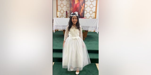 Jackie Cazares, one of the victims of the mass shooting Robb Elementary School in Uvalde, is seen in this undated photo obtained from social media.