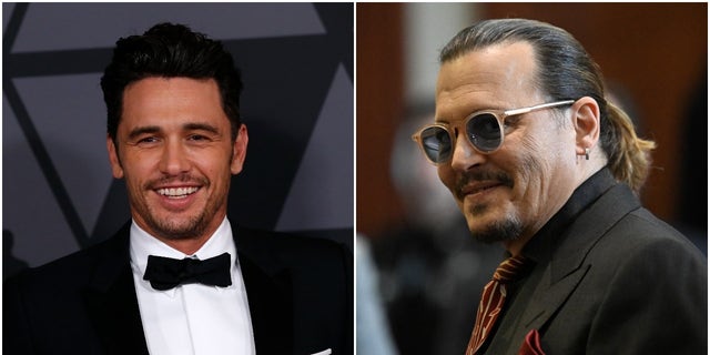 James Franco and Johnny Depp.