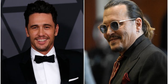 James Franco and Johnny Depp.