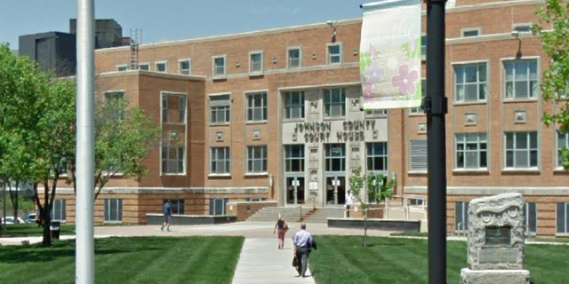 The old courthouse before its demolition.