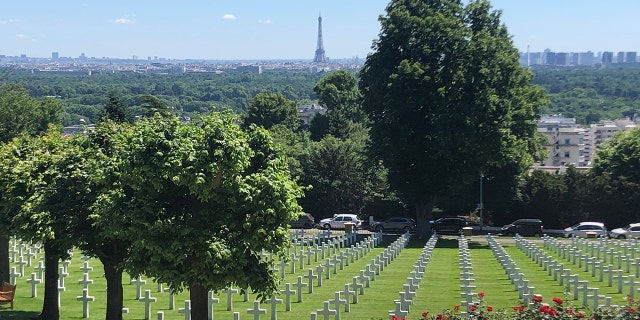 Nearly 1,600 soldiers killed in World War I have rested for almost a century at the Suresnes American Cemetery, stunningly situated on a hill overlooking Paris and the Eiffel Tower.
