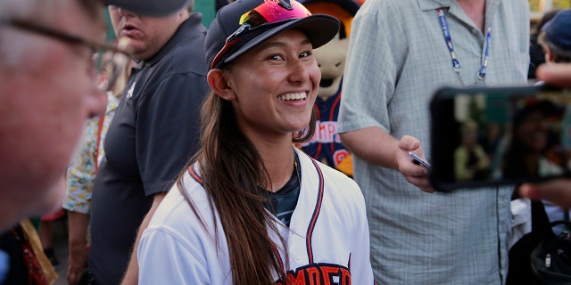 Kelsie Whitmore spent some time with the Sonoma Stompers of the independent Pacific Association.