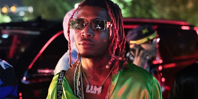 Rapper Lil Keed attends a Birthday Experience "The Playas Room" Brought to You By Gunna at Gold Room on June 12, 2021, in Atlanta. 