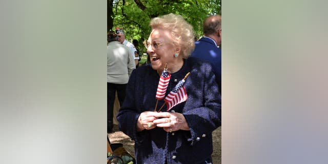 Meri Mion, 90, was presented with a special birthday cake by the U.S. Army garrison in Italy to replace the one she lost 77 years earlier.