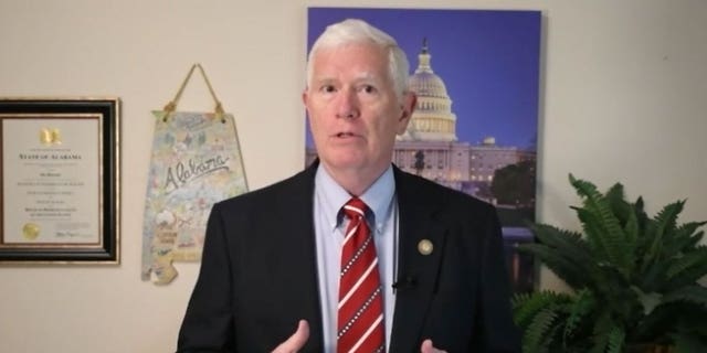 Reps. Mo Brooks, R-Ala., speaks to Fox News' Brandon Gillespie ahead of the Republican primary in the race to be Alabama's next U.S. senador.