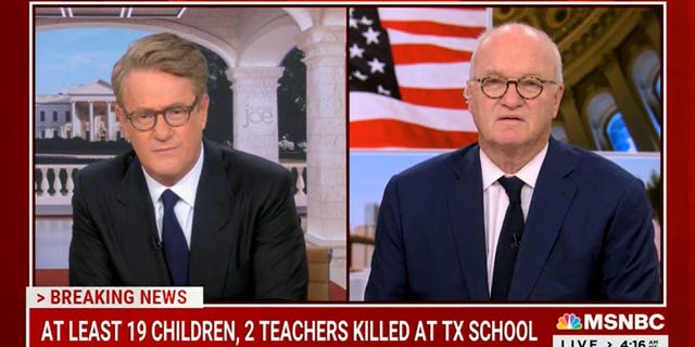 MSNBC contributor Mike Barnicle referred to Republicans as "the enemies" during a May 25, 2022, appearance on "Oggend Joe" amid the fallout from a shooting at an elementary school in Uvalde, Texas.