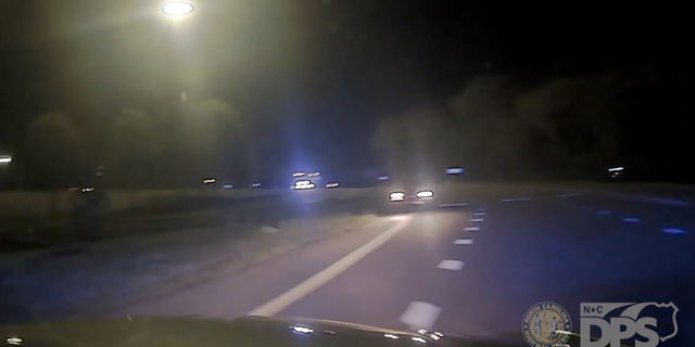 A North Carolina State Highway Patrol trooper stopped a suspected drunk driver from getting on an interstate going the wrong way by blocking him with his own car.