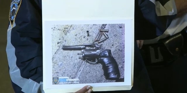 NYPD released a photo of the gun allegedly used to shoot an EMT inside an ambulance. 