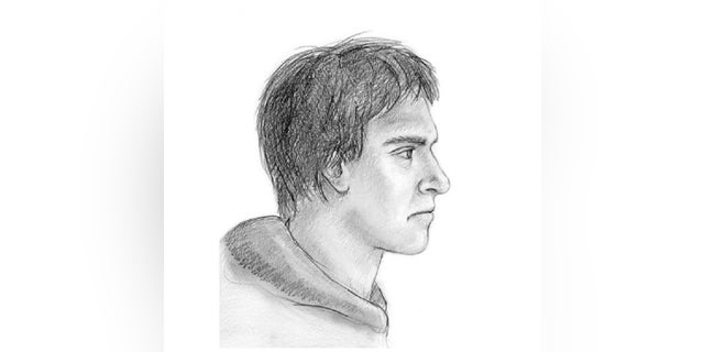 A sketch released by New Hampshire authorities shows a person of interest in the April killing of a married couple.