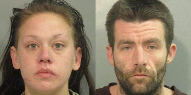 Brinlee Denison, 25, and Nicholas Johnson, 28, face charges of first-degree murder and larceny of an automobile in connection with a love triangle killing, authorities say. Johnson has pleaded guilty and Denison will stand trial.
